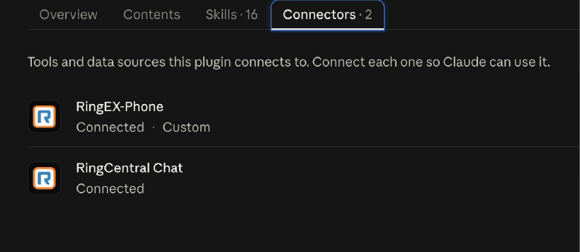 Both connectors show Connected